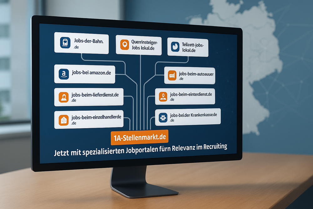 1A-Stellenmarkt startet spezialisierte Jobportale – Mehr Relevanz für Bewerber, höhere Treffer für Arbeitgeber