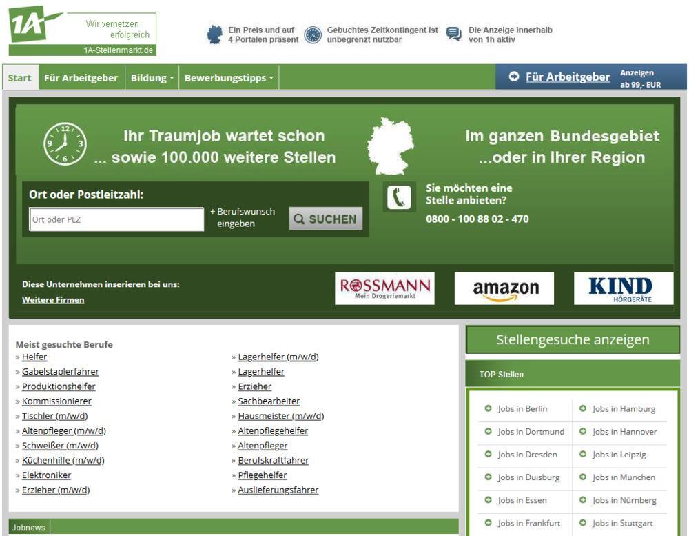 1A-Stellenmarkt